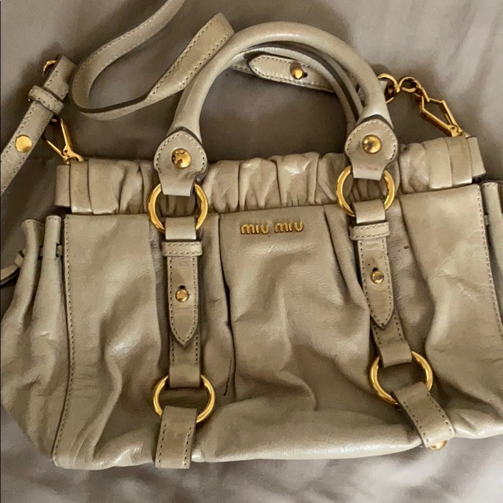 Vintage Leather Authentic Sample Sale MIU MIU Bag